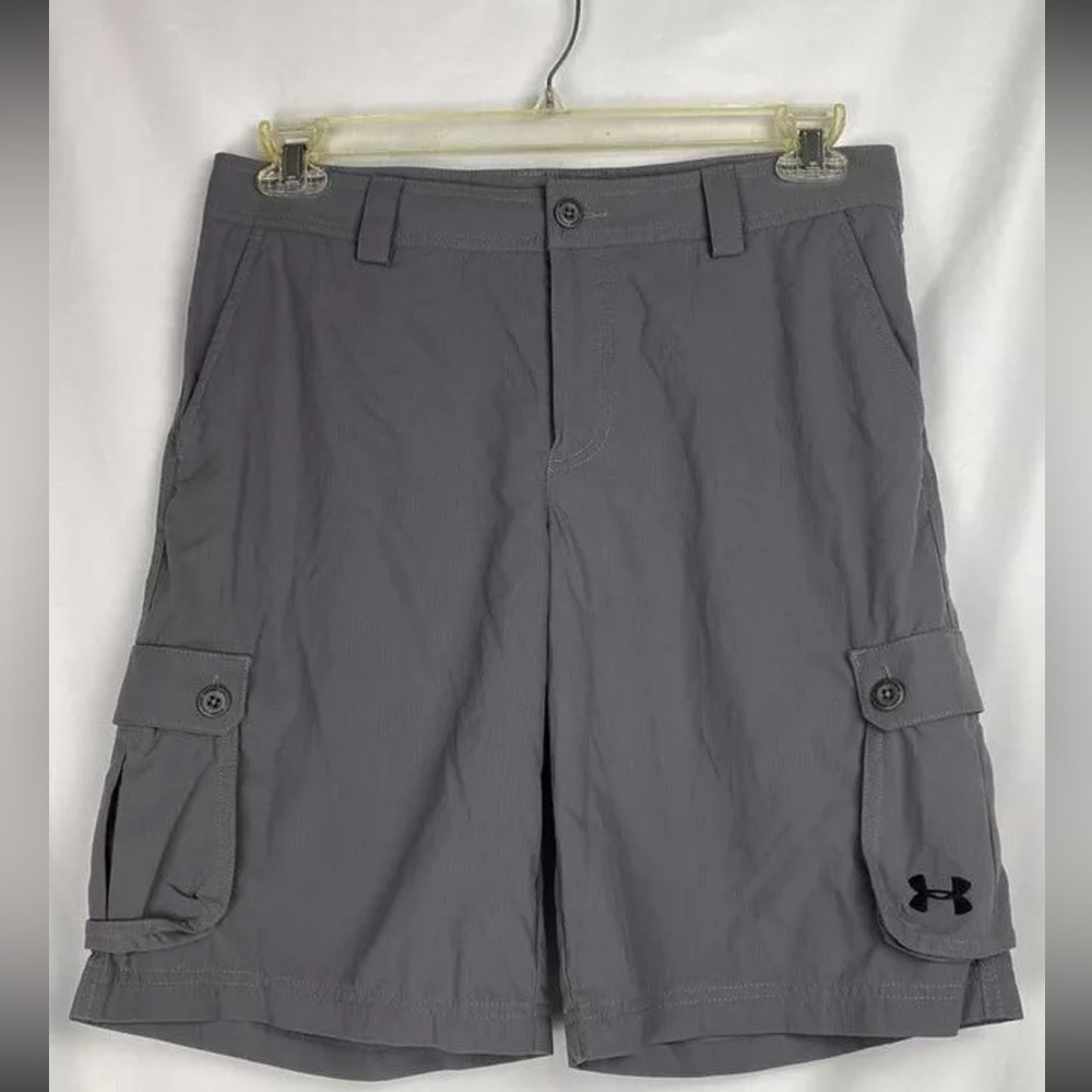Under Armour Youth XL NWT gray Cargo Tech ripstop Shorts